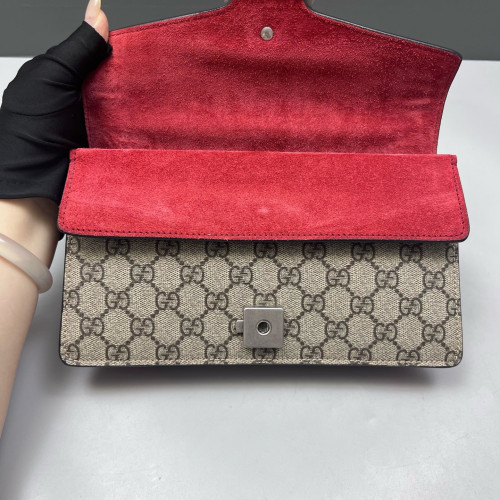 Gucci Meium Dionysus GG Monogram Brown Red