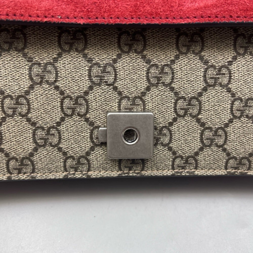 Gucci Meium Dionysus GG Monogram Brown Red
