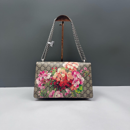 Gucci Flora Meium Dionysus GG Supreme Monogram Beige Black Pink Gucci Flora Meium Dionysus GG Supreme Monogram Beige Black Pink