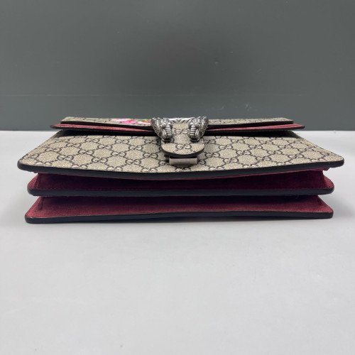 Gucci Flora Meium Dionysus GG Supreme Monogram Beige Black Pink Gucci Flora Meium Dionysus GG Supreme Monogram Beige Black Pink