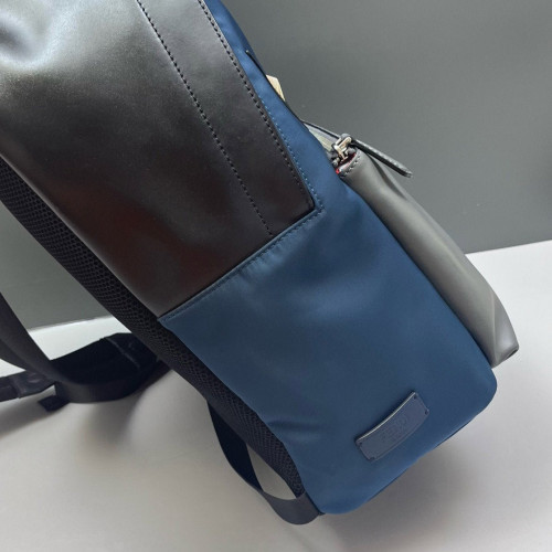 Fendi Monster Eyes Large Backpack Calfskin Blue Grey Black