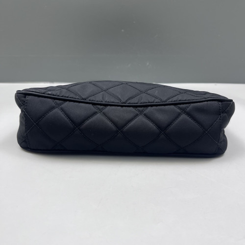Prada Chain Hobo Tessuto Nylon Black