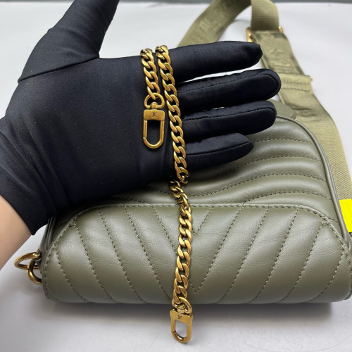 Louis Vuitton New Wave Multi Pochette Calfskin Green