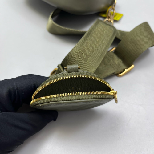 Louis Vuitton New Wave Multi Pochette Calfskin Green