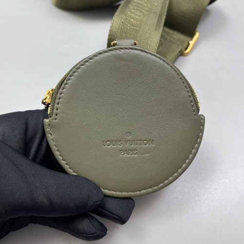 Louis Vuitton New Wave Multi Pochette Calfskin Green