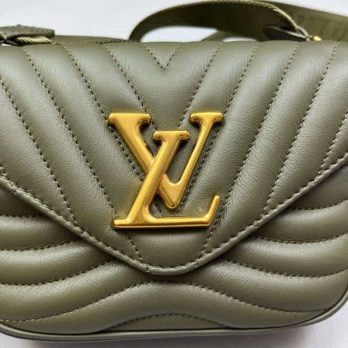 Louis Vuitton New Wave Multi Pochette Calfskin Green