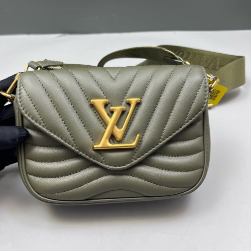 Louis Vuitton New Wave Multi Pochette Calfskin Green