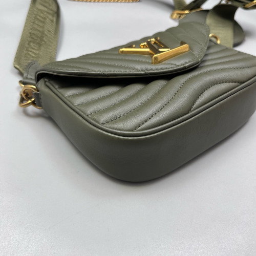 Louis Vuitton New Wave Multi Pochette Calfskin Green