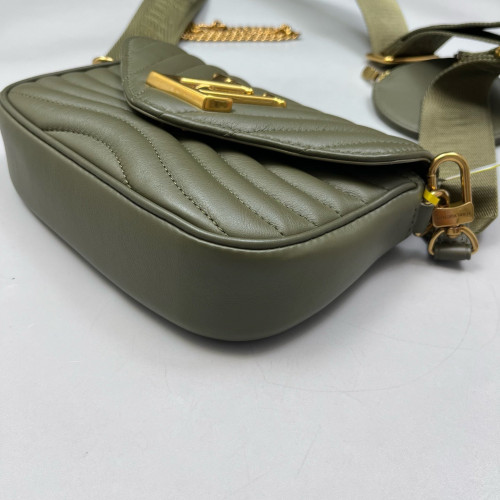 Louis Vuitton New Wave Multi Pochette Calfskin Green