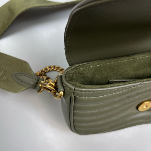 Louis Vuitton New Wave Multi Pochette Calfskin Green