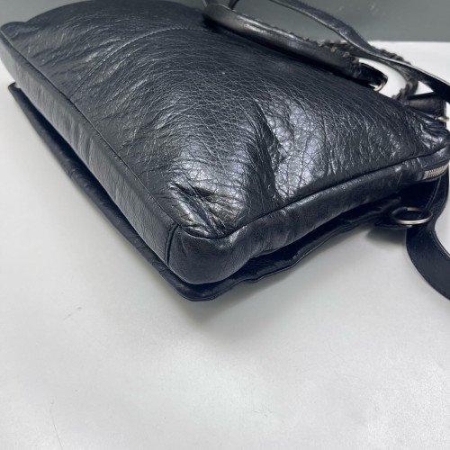 Balenciaga Briefcase Arena Lambskin Black