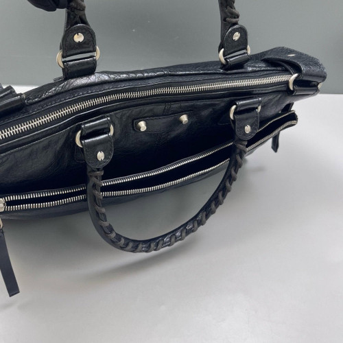 Balenciaga Briefcase Arena Lambskin Black
