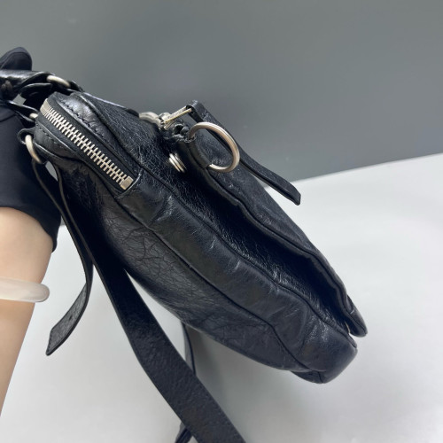 Balenciaga Briefcase Arena Lambskin Black