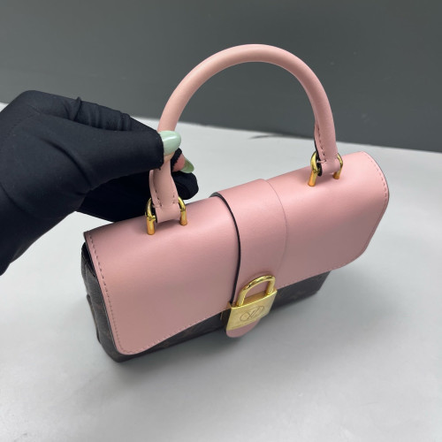 Louis Vuitton Locky BB Monogram Pink Brown