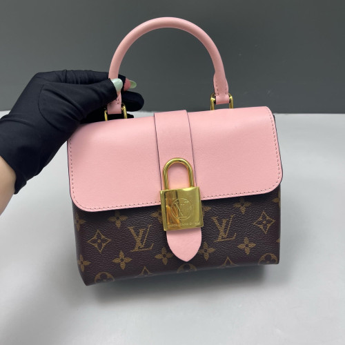 Louis Vuitton Locky BB Monogram Pink Brown
