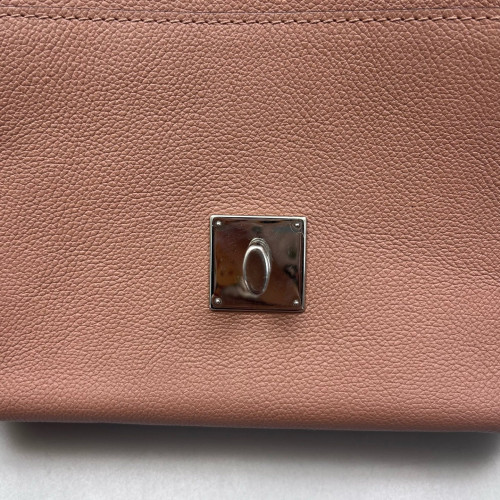 Louis Vuitton Lockme II Chain Bag BB Calfskin Pink Brown