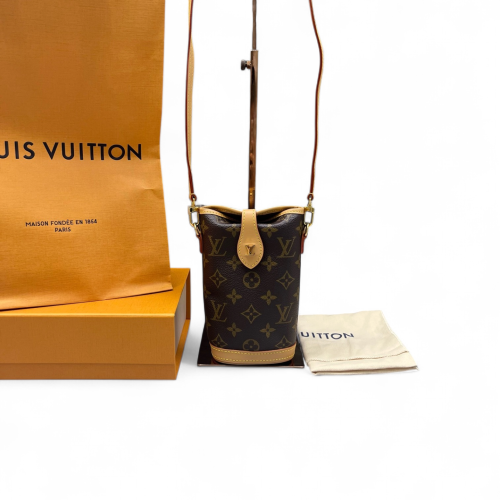 Louis Vuitton Fold Me Pouch Monogram Brown Louis Vuitton Fold Me Pouch Monogram Brown