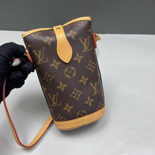 Louis Vuitton Fold Me Pouch Monogram Brown Louis Vuitton Fold Me Pouch Monogram Brown