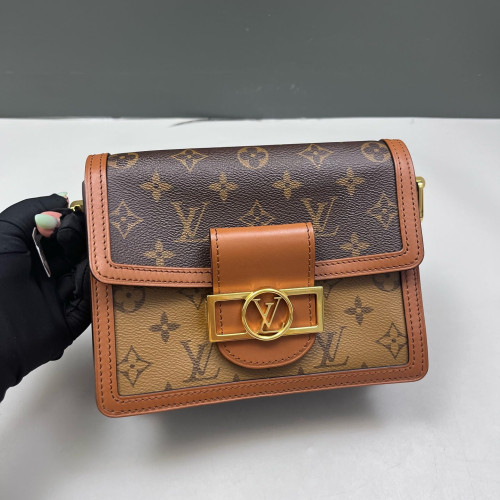 Louis Vuitton Dauphine Mini Reverse Monogram Brown