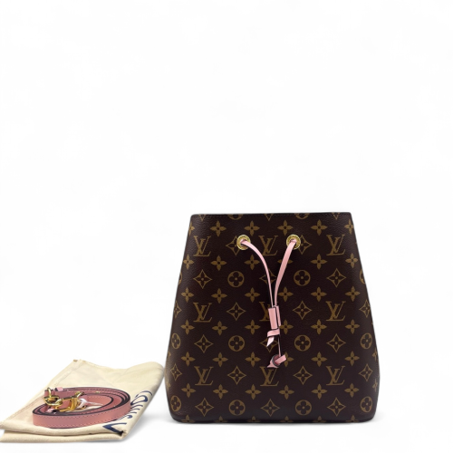 Louis Vuitton Neonoe MM Monogram Pink Brown