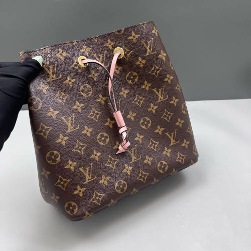 Louis Vuitton Neonoe MM Monogram Pink Brown