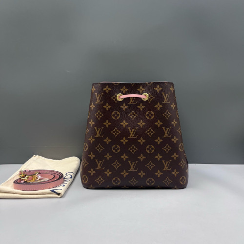 Louis Vuitton Neonoe MM Monogram Pink Brown