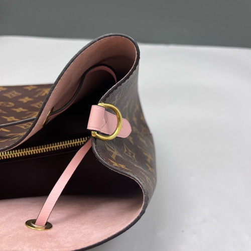 Louis Vuitton Neonoe MM Monogram Pink Brown