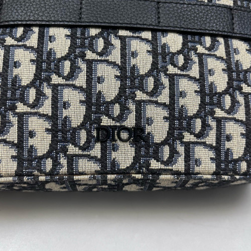 Dior Camera Case Oblique Calfskin Blue Black Beige