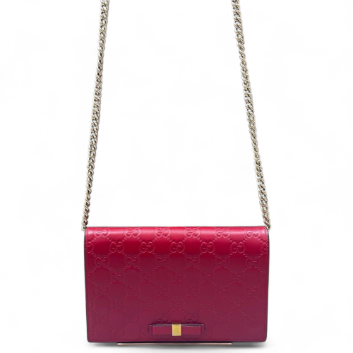 Gucci Shoulder Bag Guccissima Red Gucci Shoulder Bag Guccissima Red