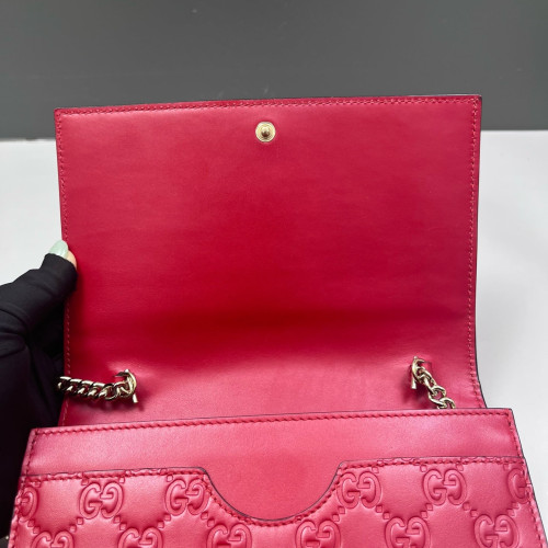 Gucci Shoulder Bag Guccissima Red Gucci Shoulder Bag Guccissima Red