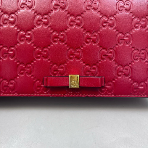 Gucci Shoulder Bag Guccissima Red Gucci Shoulder Bag Guccissima Red