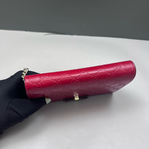 Gucci Shoulder Bag Guccissima Red Gucci Shoulder Bag Guccissima Red
