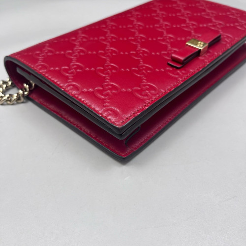 Gucci Shoulder Bag Guccissima Red Gucci Shoulder Bag Guccissima Red