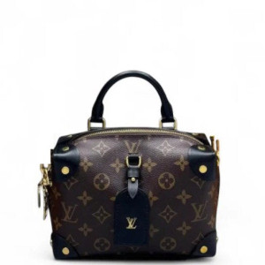 Louis Vuitton Petite Malle Souple Monogram Brown Black
