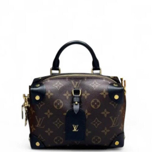 Louis Vuitton Petite Malle Souple Monogram Brown Black