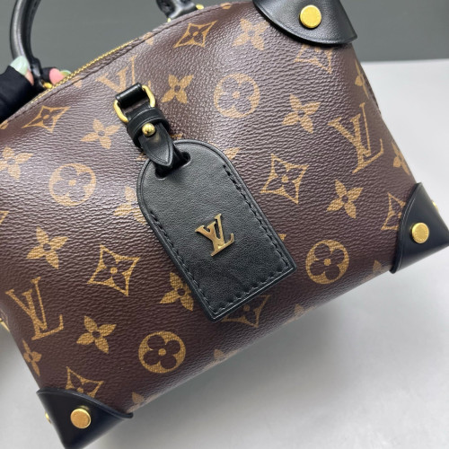 Louis Vuitton Petite Malle Souple Monogram Brown Black