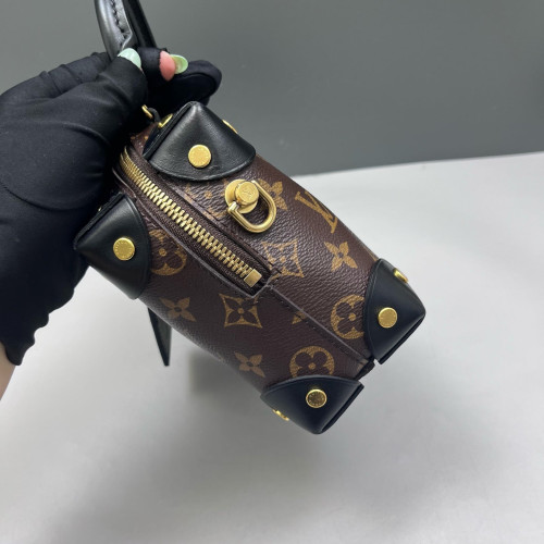 Louis Vuitton Petite Malle Souple Monogram Brown Black