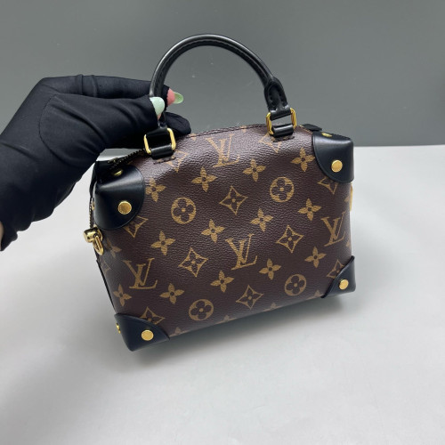 Louis Vuitton Petite Malle Souple Monogram Brown Black