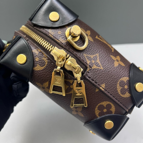 Louis Vuitton Petite Malle Souple Monogram Brown Black