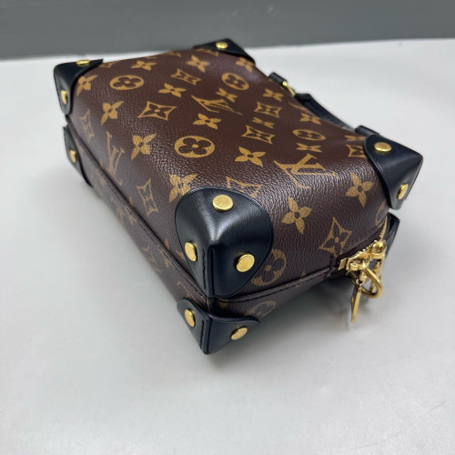 Louis Vuitton Petite Malle Souple Monogram Brown Black