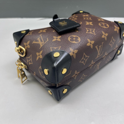 Louis Vuitton Petite Malle Souple Monogram Brown Black