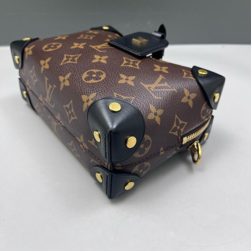 Louis Vuitton Petite Malle Souple Monogram Brown Black