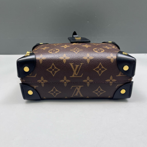 Louis Vuitton Petite Malle Souple Monogram Brown Black