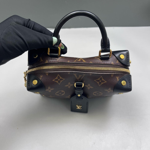 Louis Vuitton Petite Malle Souple Monogram Brown Black