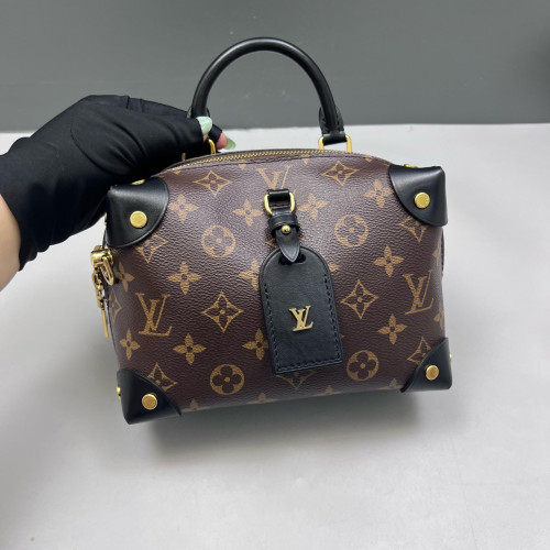 Louis Vuitton Petite Malle Souple Monogram Brown Black