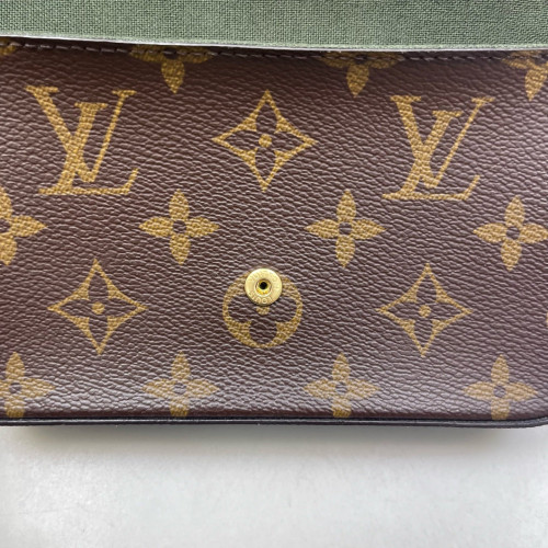 Louis Vuitton Felicie Strap & Go Monogram Brown Green