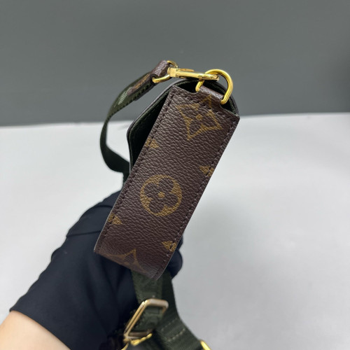 Louis Vuitton Felicie Strap & Go Monogram Brown Green