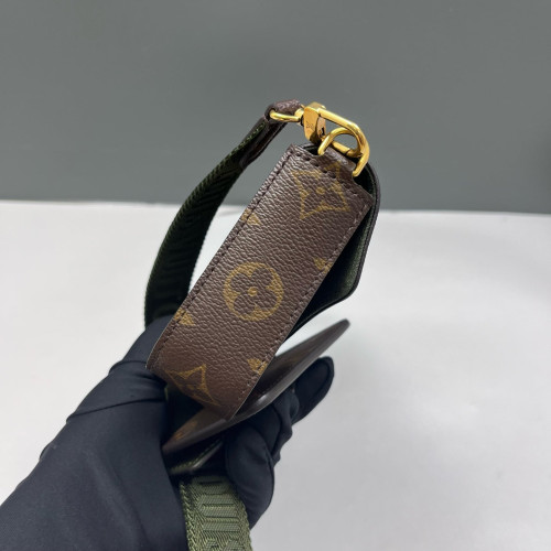 Louis Vuitton Felicie Strap & Go Monogram Brown Green