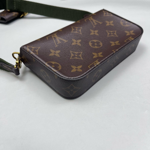 Louis Vuitton Felicie Strap & Go Monogram Brown Green
