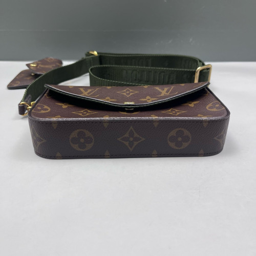 Louis Vuitton Felicie Strap & Go Monogram Brown Green